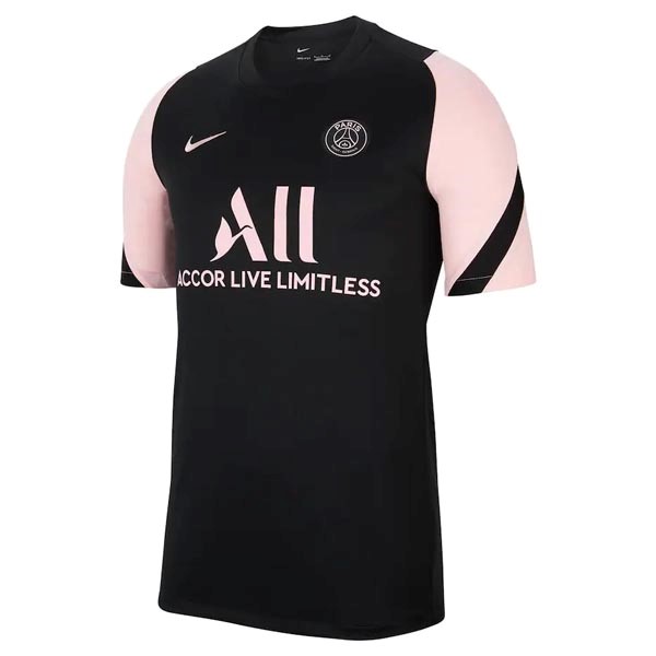 Trainingsshirt Paris Saint Germain 2021-22 Schwarz Pink
